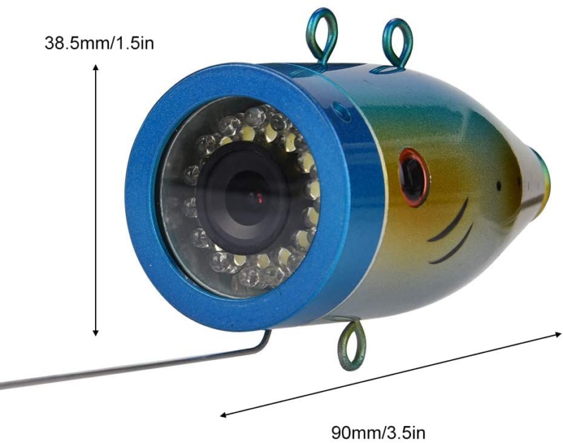 Waterproof Fish Finder Underwater Fishing Camera for Sea River Lake Boat Fishing 30M